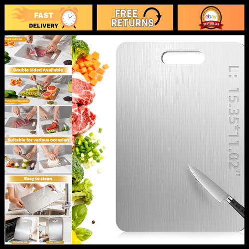 Pure titanium cutting board - cutting,